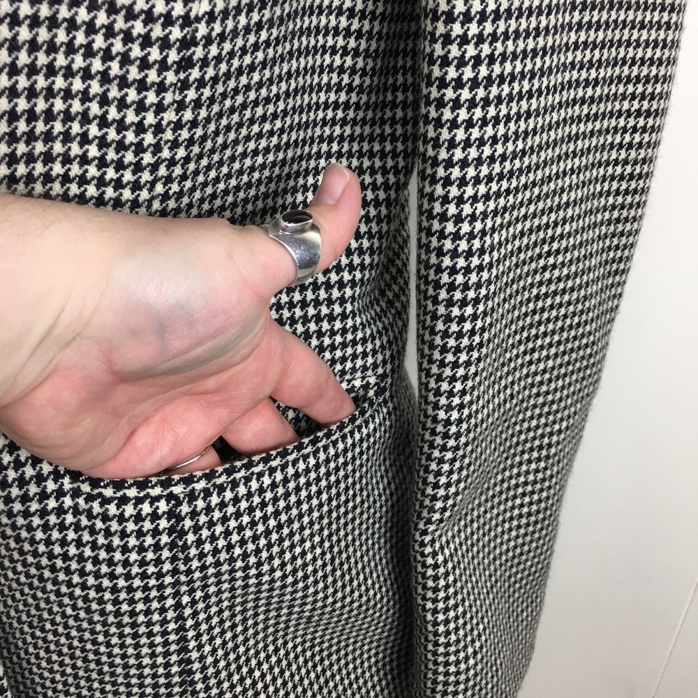 Larry Levine Black & White Houndstooth Blazer - Picture 5 of 8